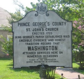 St. John's Church Marker